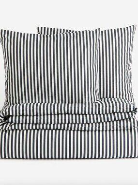 Cotton King/Queen Duvet Cover Set Striped